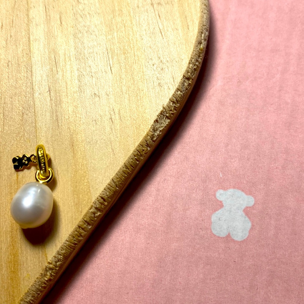 Tous vermeil pearl pendant
